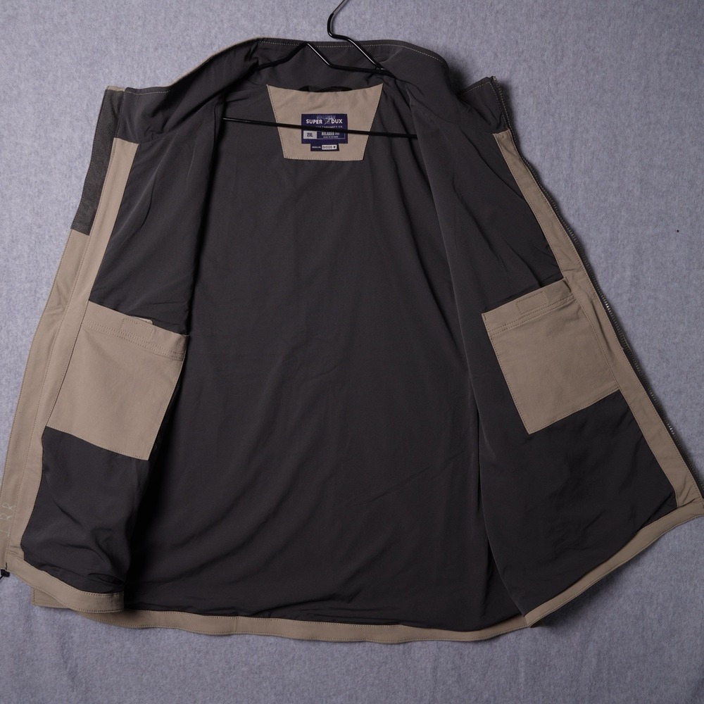 Carhartt Super Dux Softshell Vest 2XL Beige Lightweight Rain Defender Windproof - Picture 11 of 12